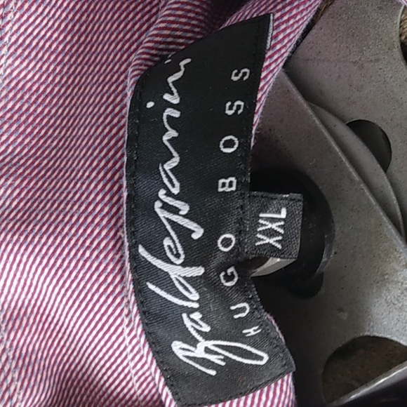 HUGO BOSS BALDESSANIRI IRREDECENT DRESS SHIRT MENS XXL - Picture 4 of 7